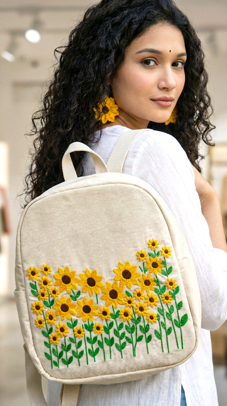 Cotton Sunflower Bags